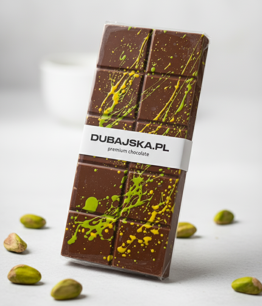 Czekolada Dubajska.pl Pistacjowa 180g