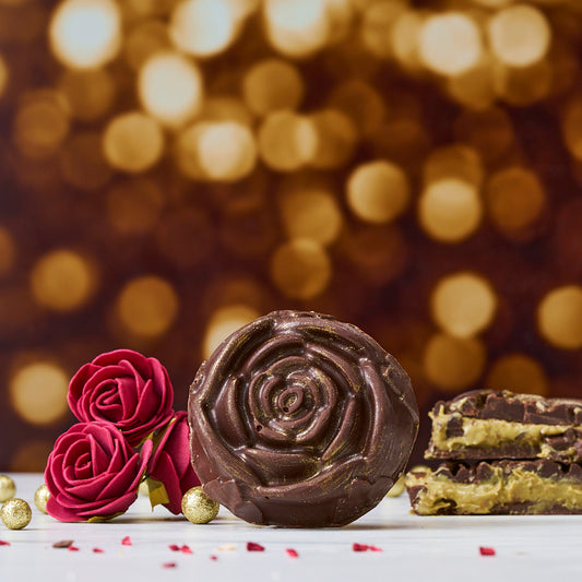 Pralina ROSE Pistacjowa 45% BIO